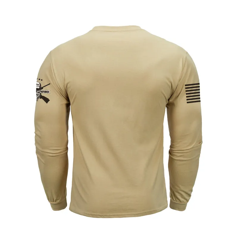 1776 USA FLAG GRAPHIC LONG SLEEVE T-SHIRT