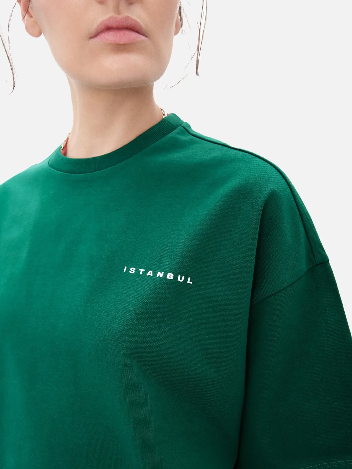 212 Basic T-Shirt - Green/White