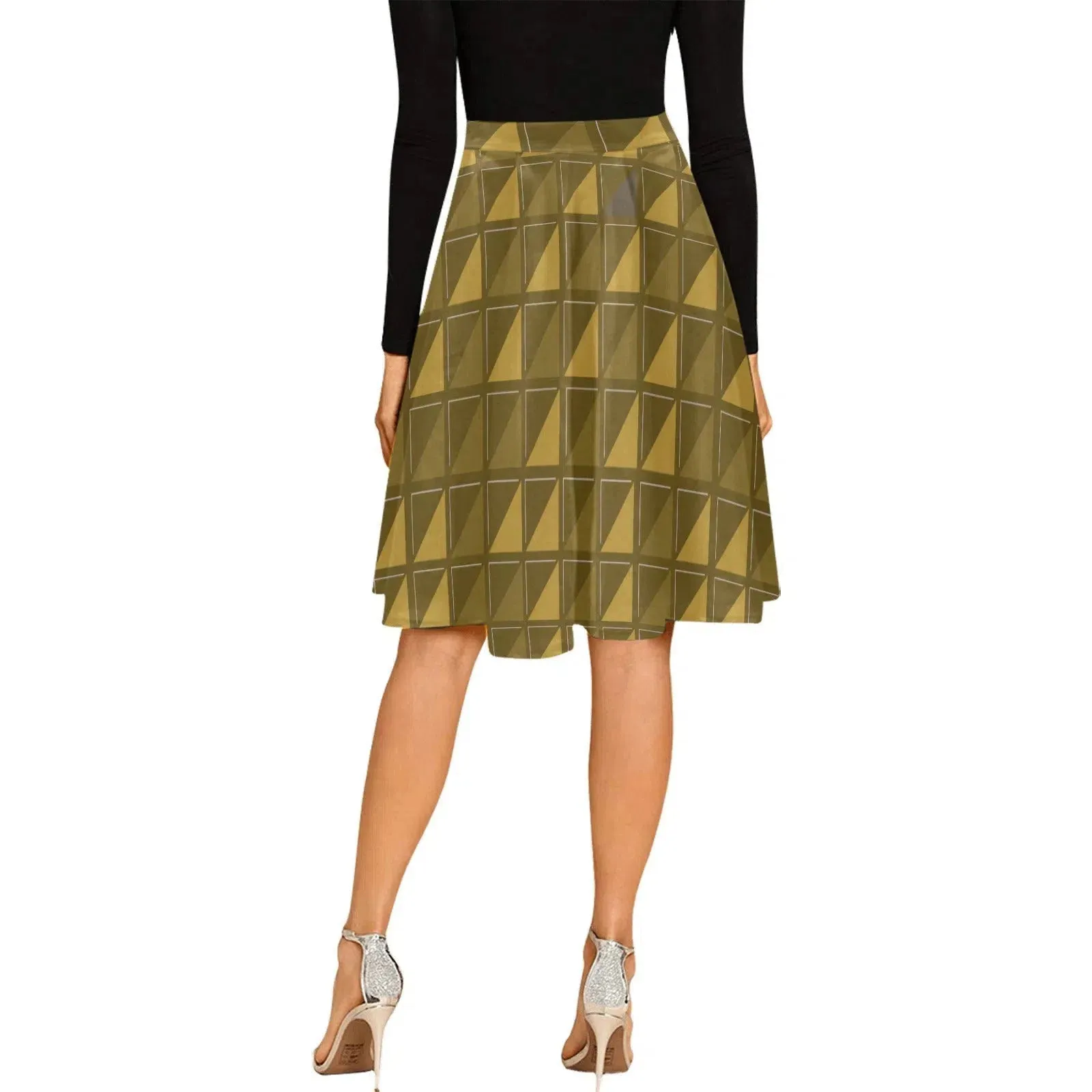 African Print Skirts Flaxen
