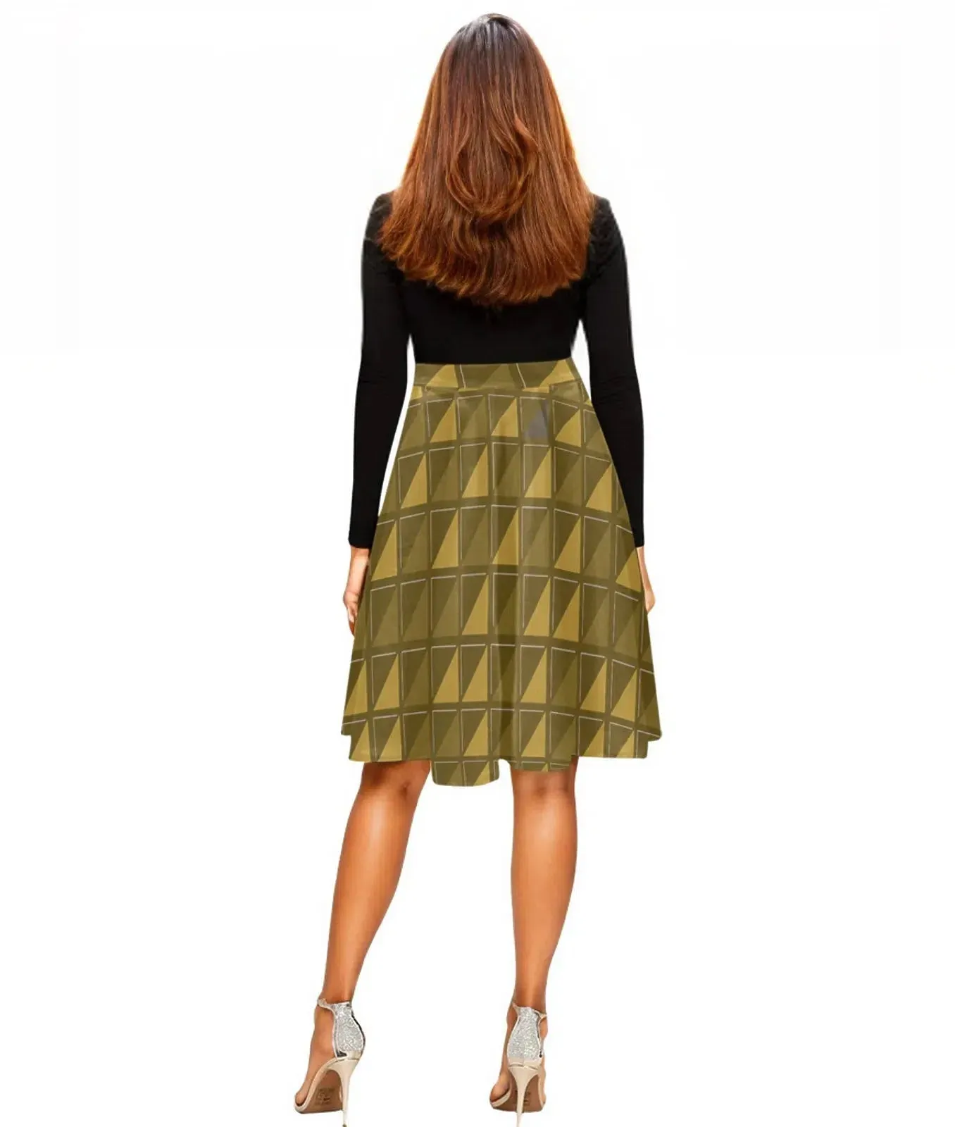 African Print Skirts Flaxen