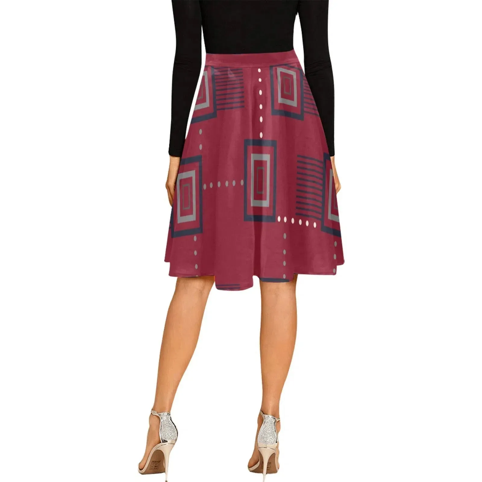 African Print Skirts Hibiscus