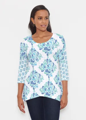 Be Jeweled (7811) ~ Katherine Hi-Lo Thermal Tunic