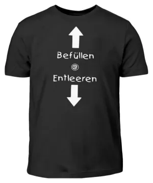Befüllen Entleeren  - Kinder T-Shirt