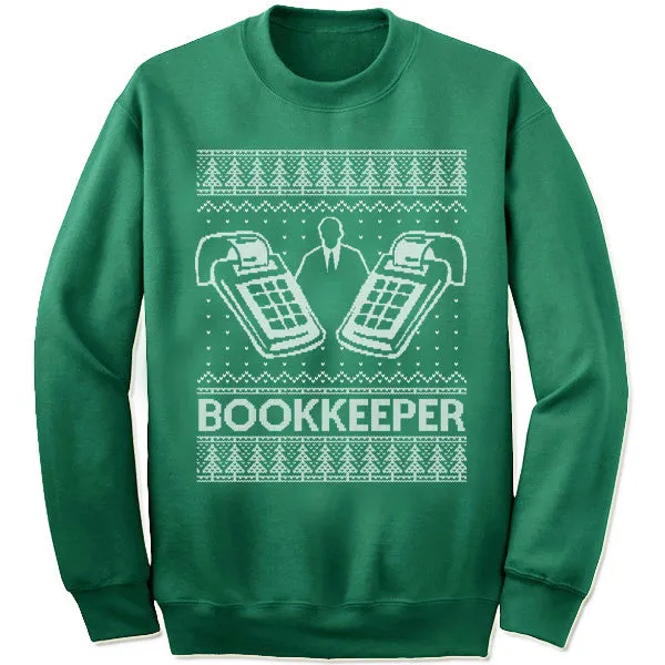 Bookkeeper Christmas Sweatshirt