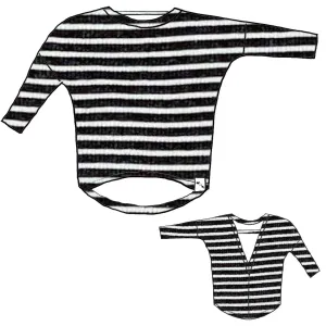 BR Basic Stripes RIB KNIT - Ladies' Studio Tunic