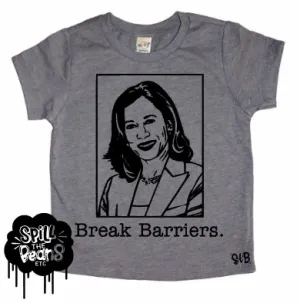 Break Barriers *Black Designs Only* Kid's Tee or Bodysuit