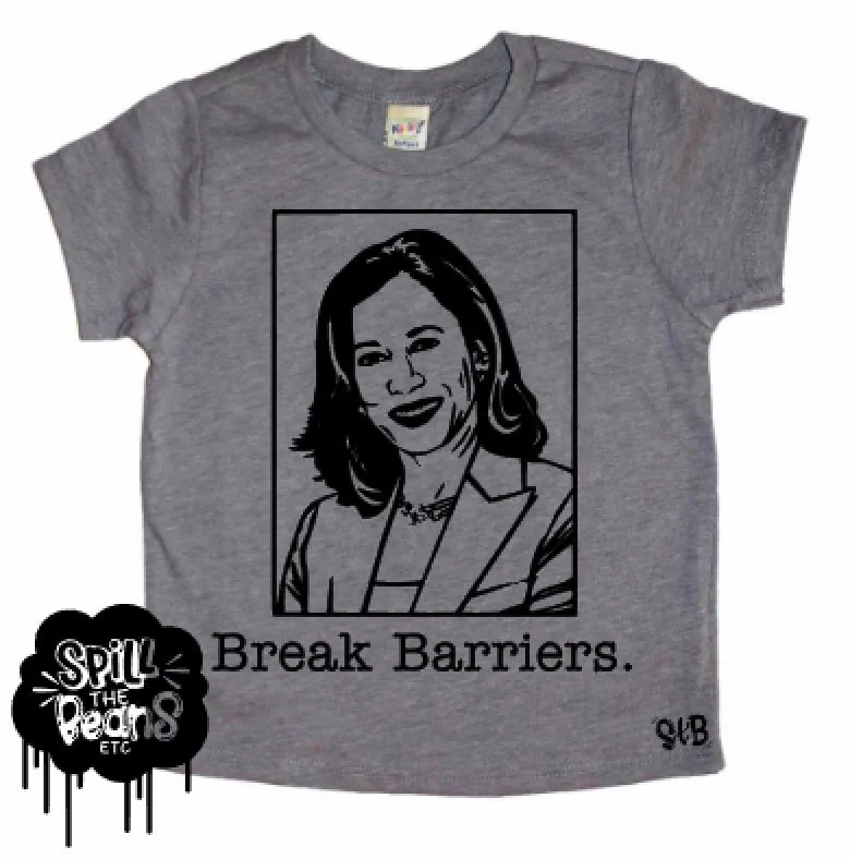 Break Barriers *Black Designs Only* Kid's Tee or Bodysuit