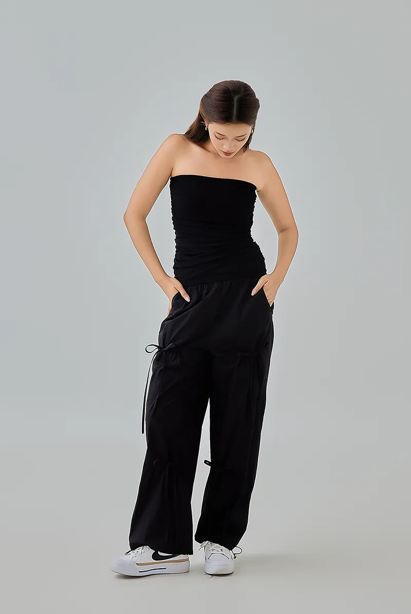 Briella Ruched Mesh Mini Skirt