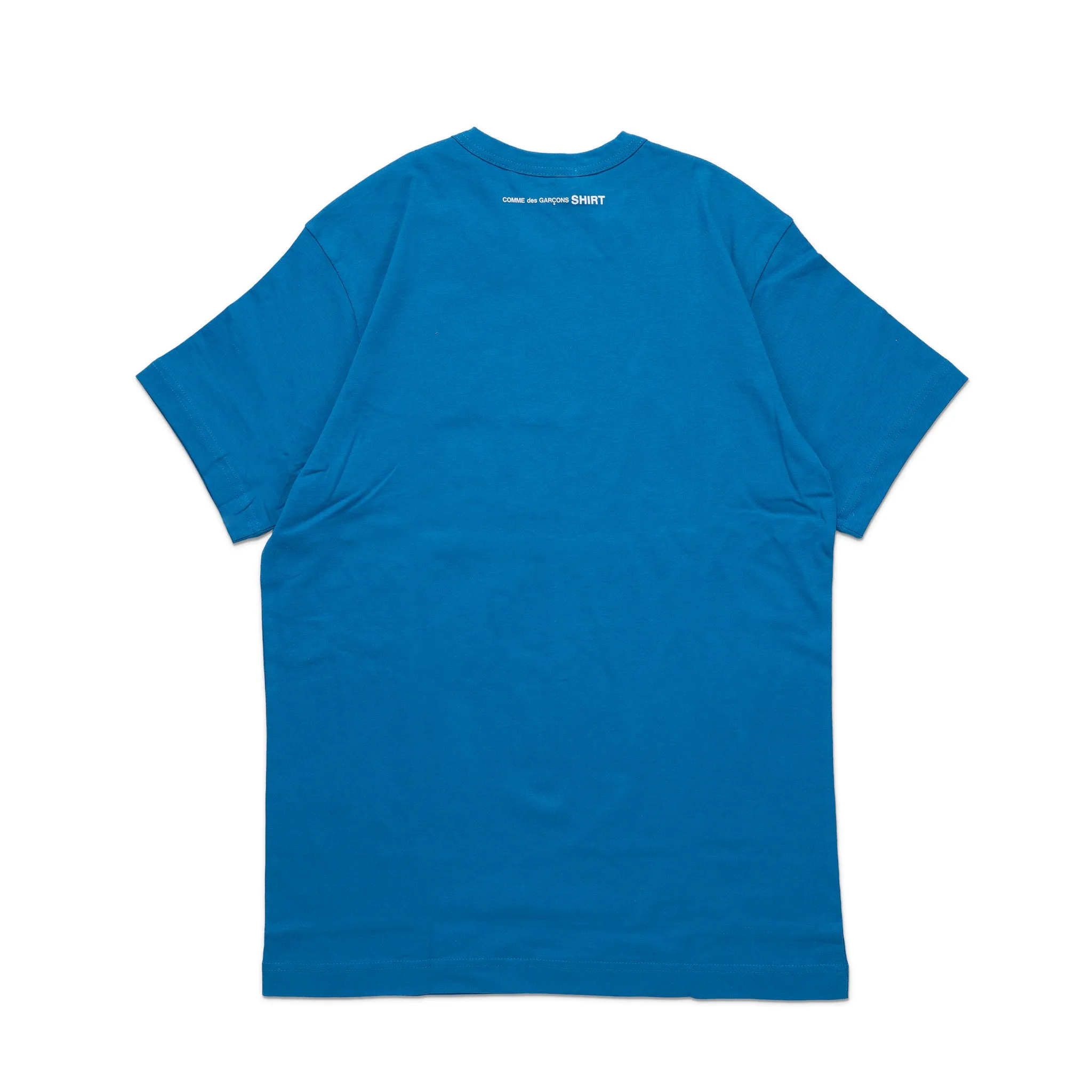 CDG Shirt Rear S/S Logo Tee FJ-T016-W22 Blue