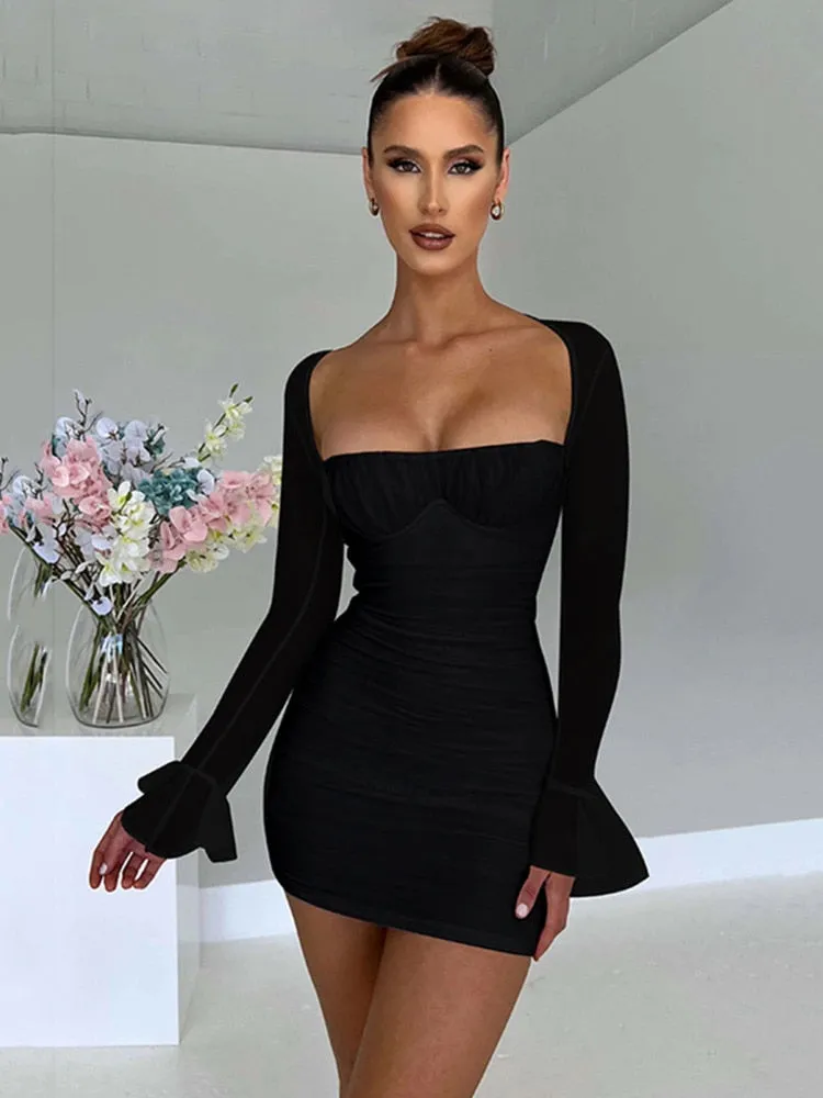 Cher Backless Mini Dress