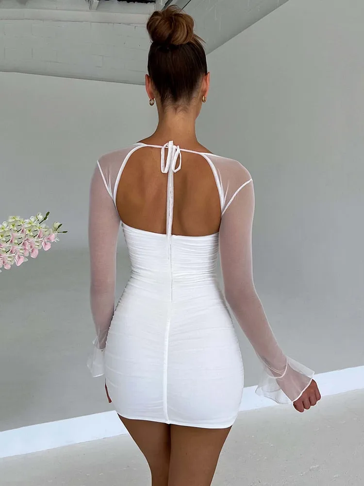 Cher Backless Mini Dress