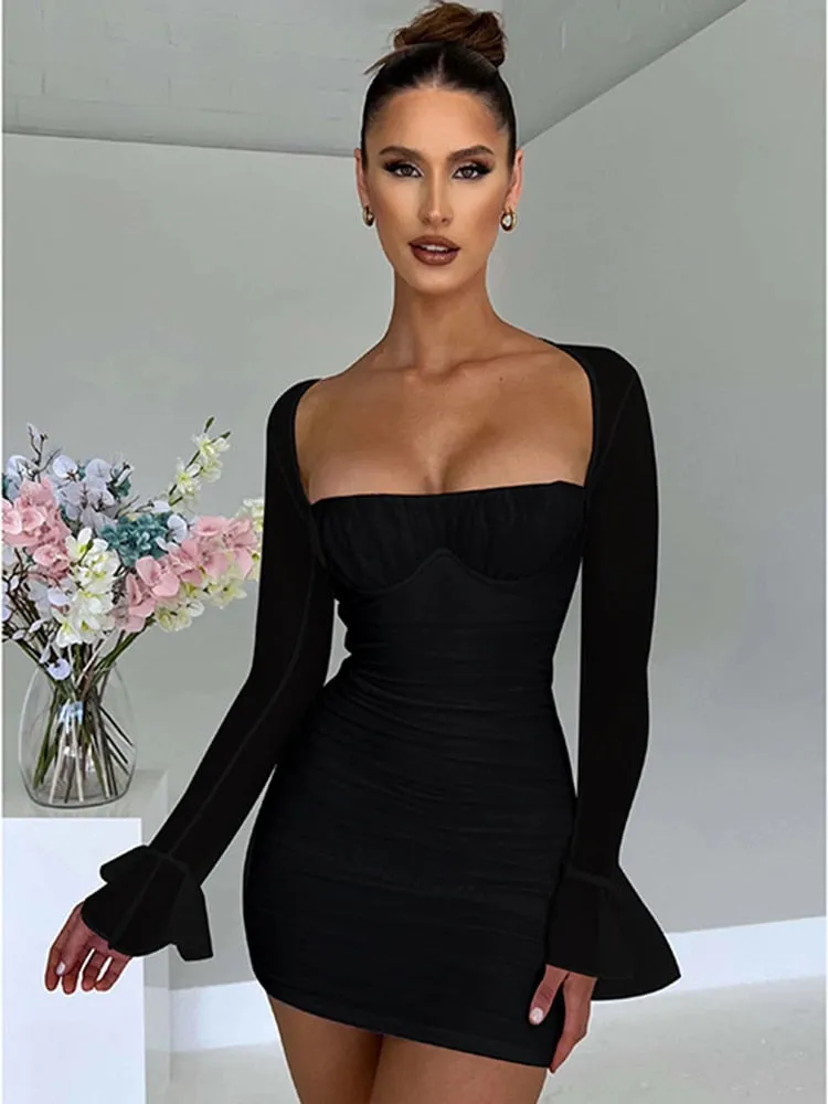 Cher Backless Mini Dress