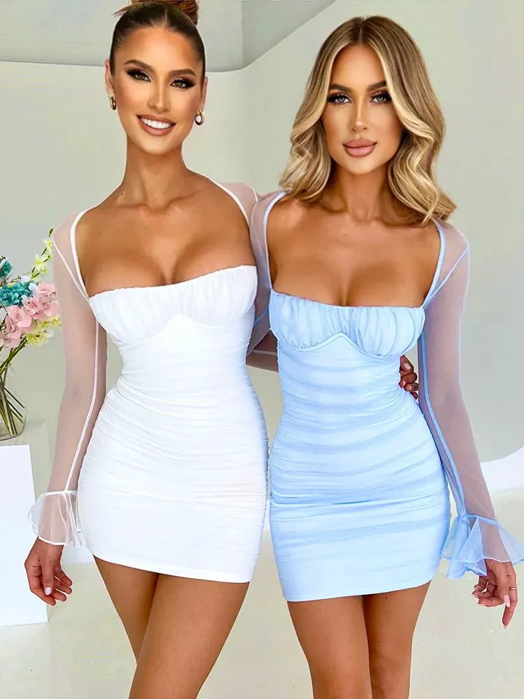 Cher Backless Mini Dress
