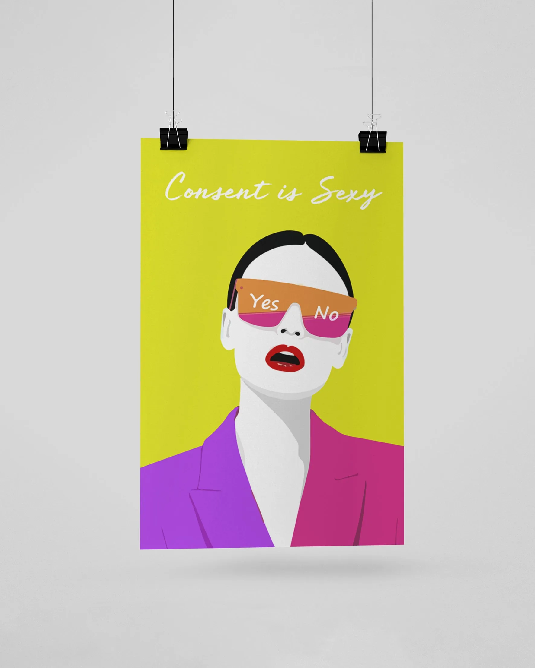 Consent is sexy posters
