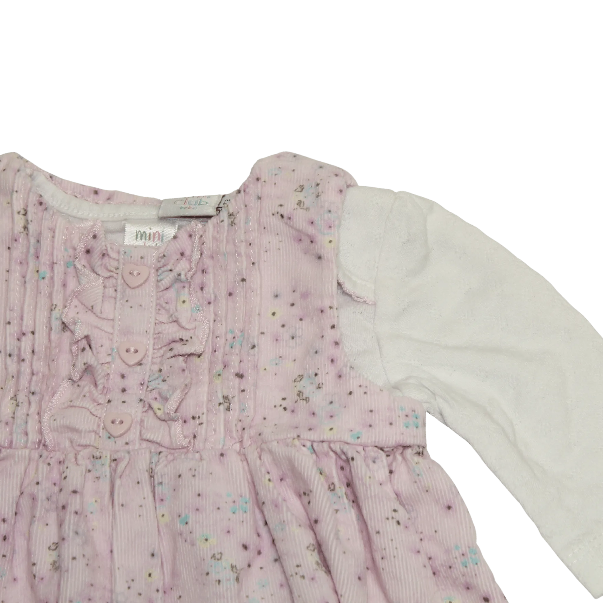 Cord Floral Dress