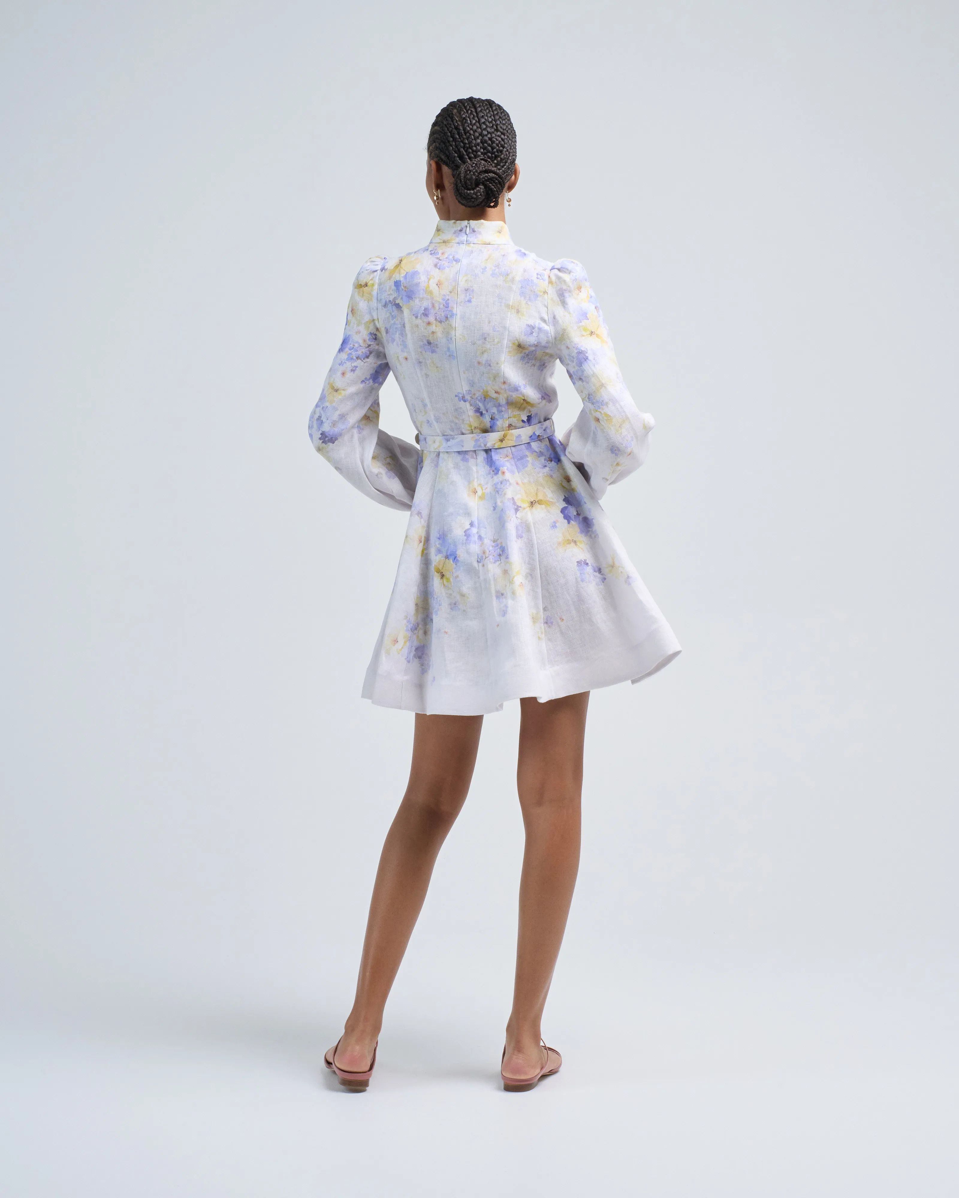 crush buttoned mini dress