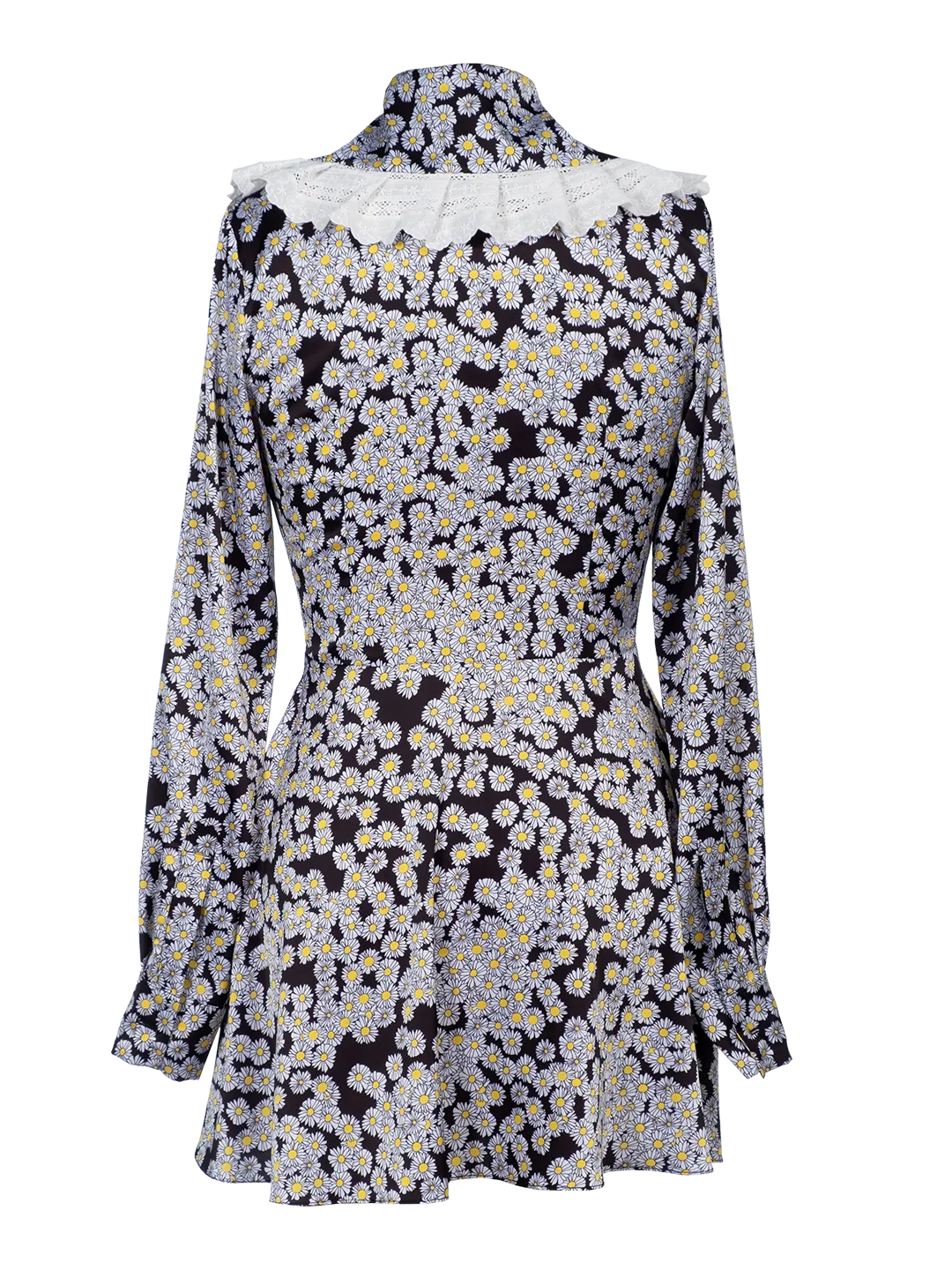 Daisy-print Mini Longsleeved Dress