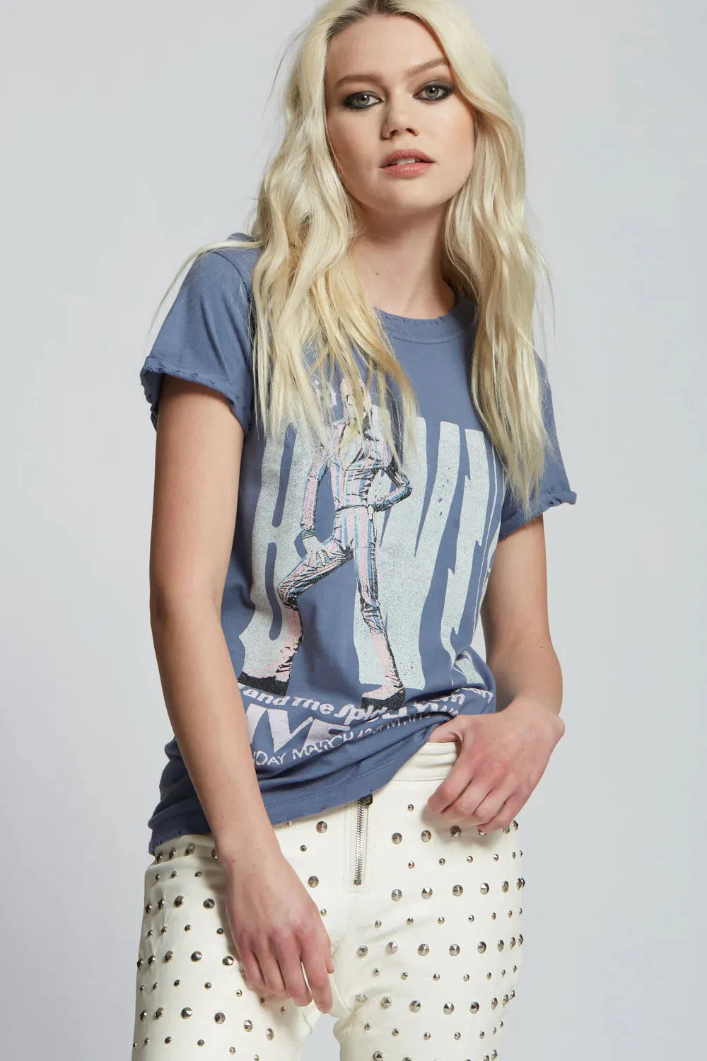 David Bowie Live Burnout T-shirt