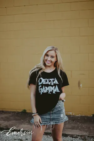 Delta Gamma Rocker PR T-shirt