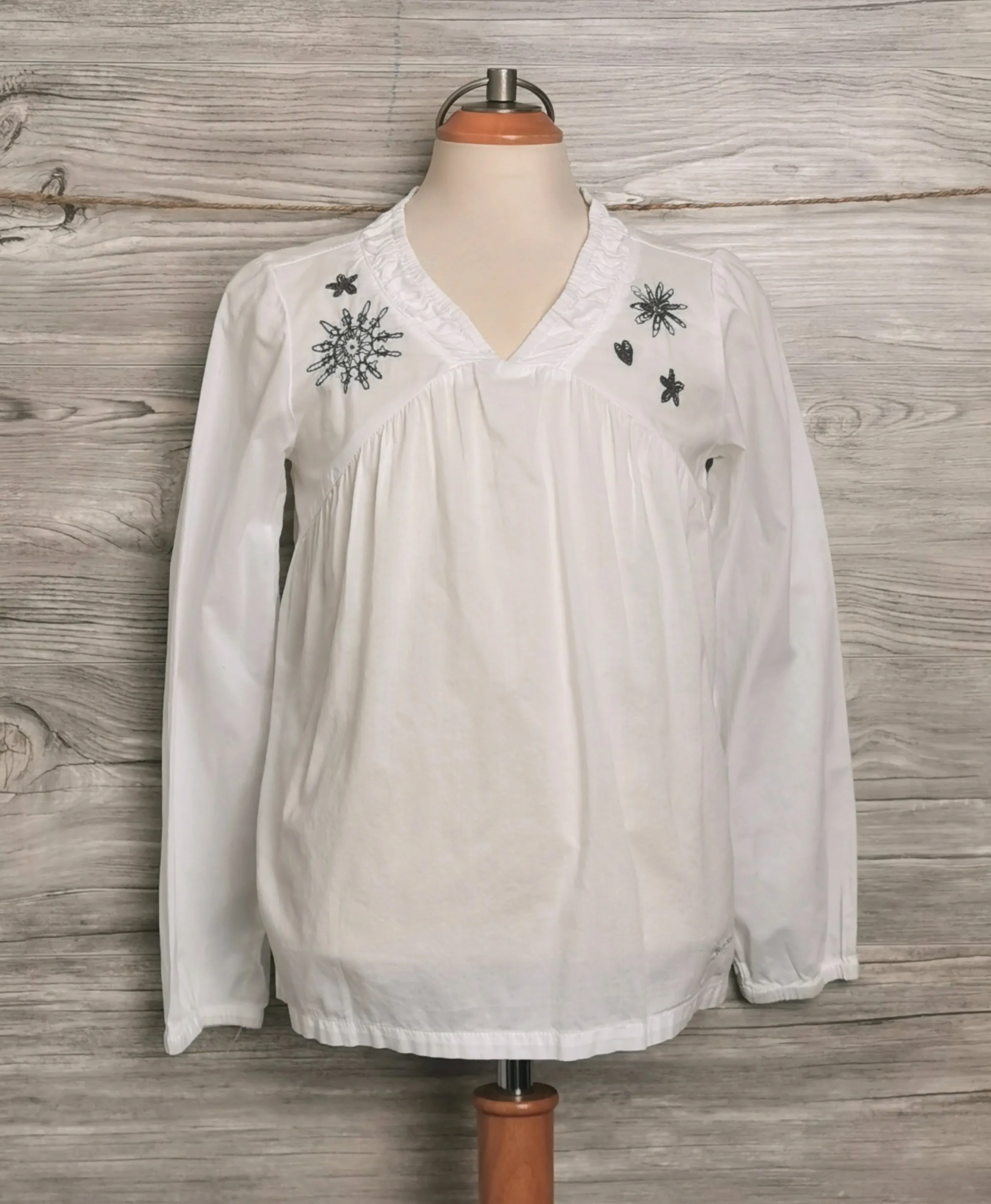 GIRL SIZE 9/10 YEARS - MEXX Kids, Peasant Style Dress Top EUC B32