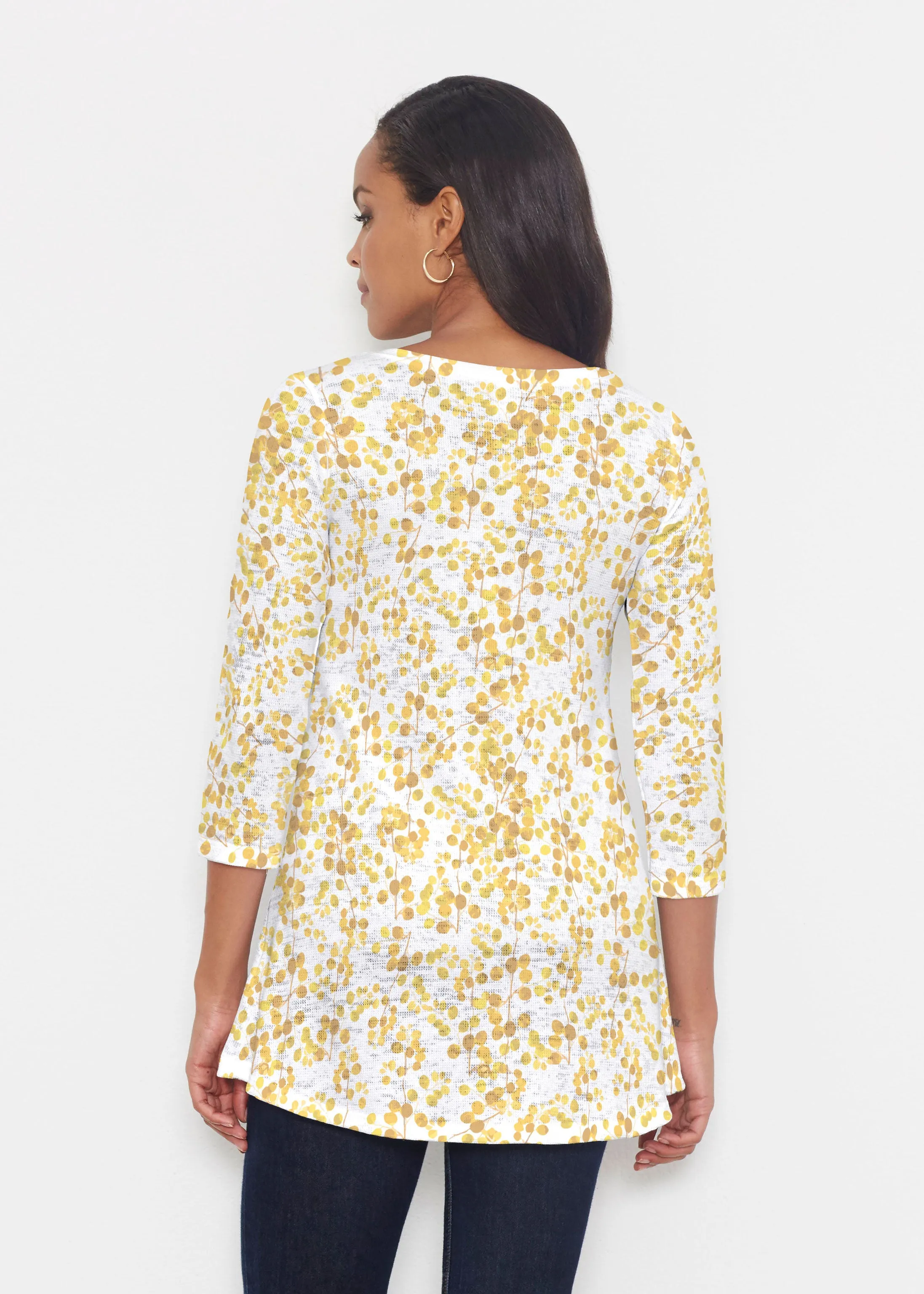 Golden Pome (7846) ~ Katherine Hi-Lo Thermal Tunic