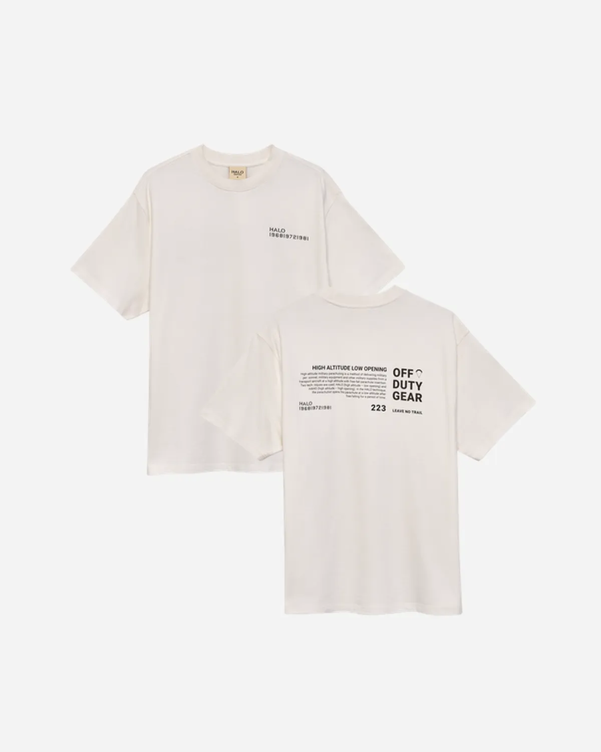Halo Logo Graphic T-Shirt - Marshmallow