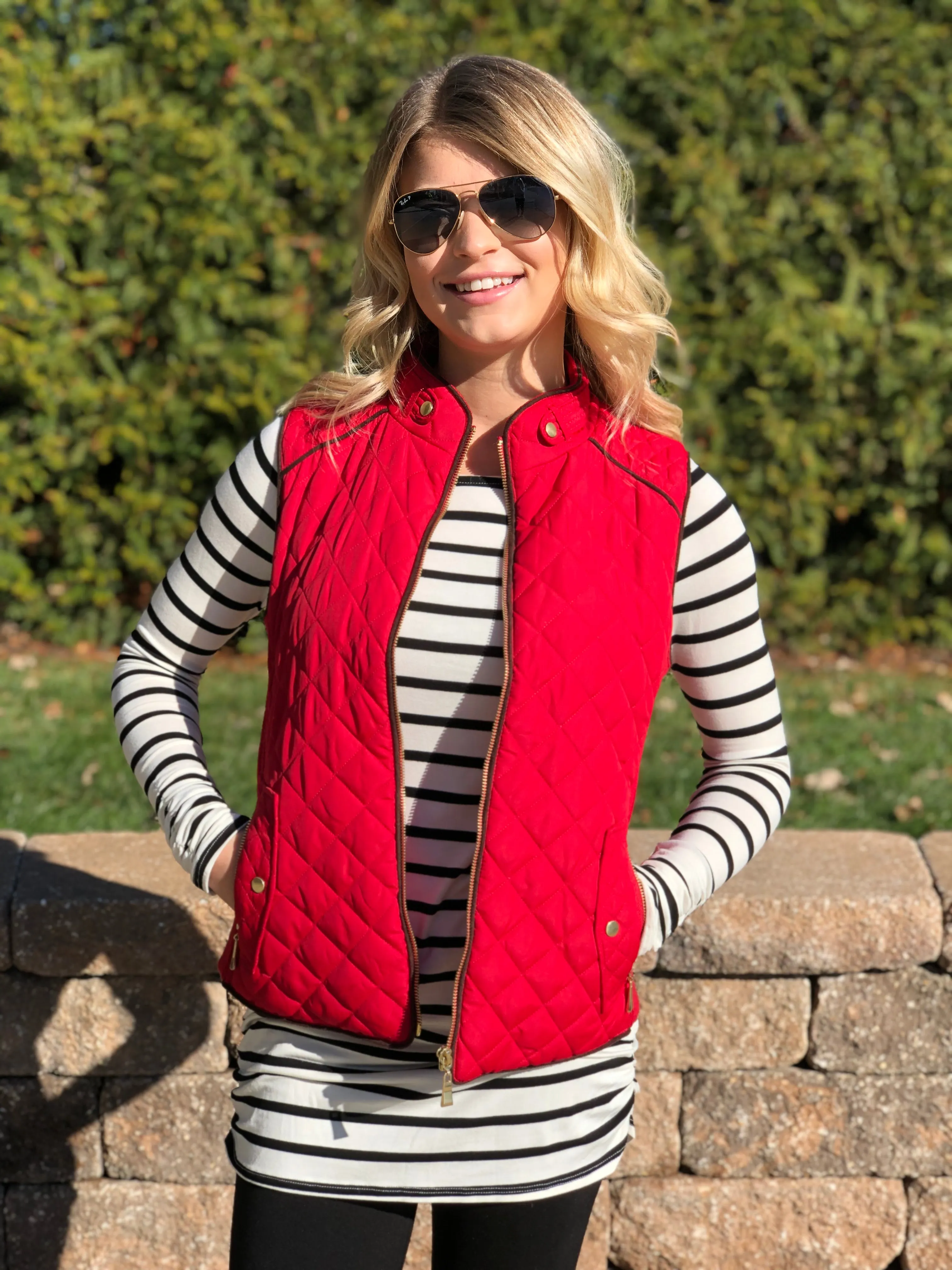 Ivory/Black Striped Tunic