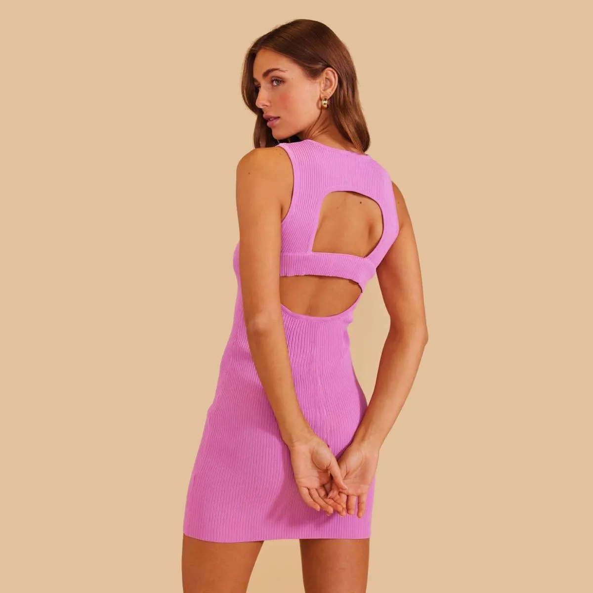 Lovita Back Cutout Mini Dress
