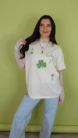 Lucky Girl Tee