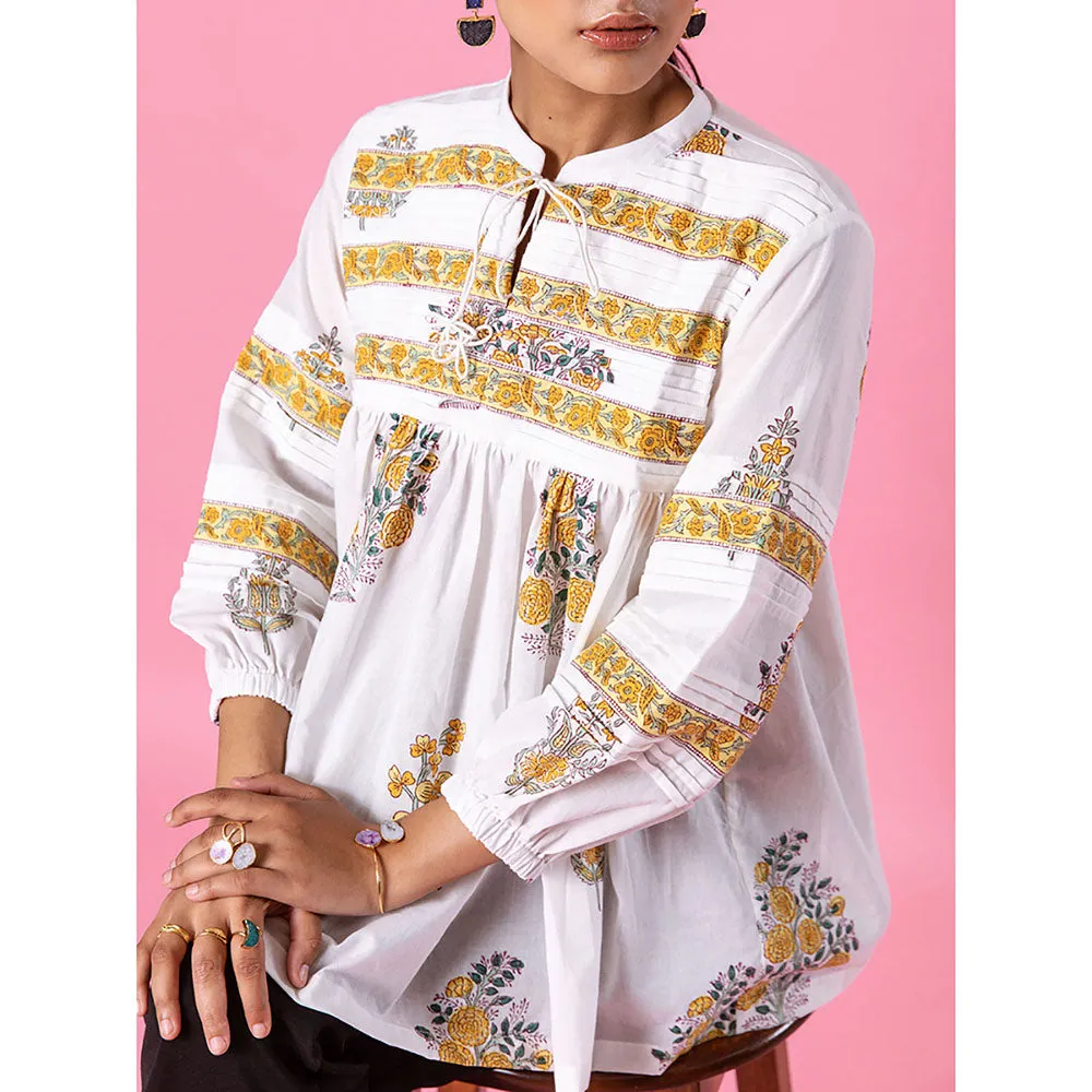 MARCHE White Florencia Top