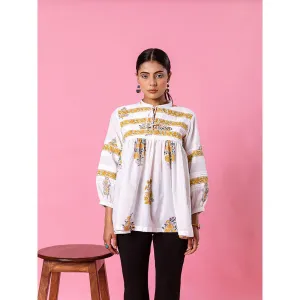 MARCHE White Florencia Top