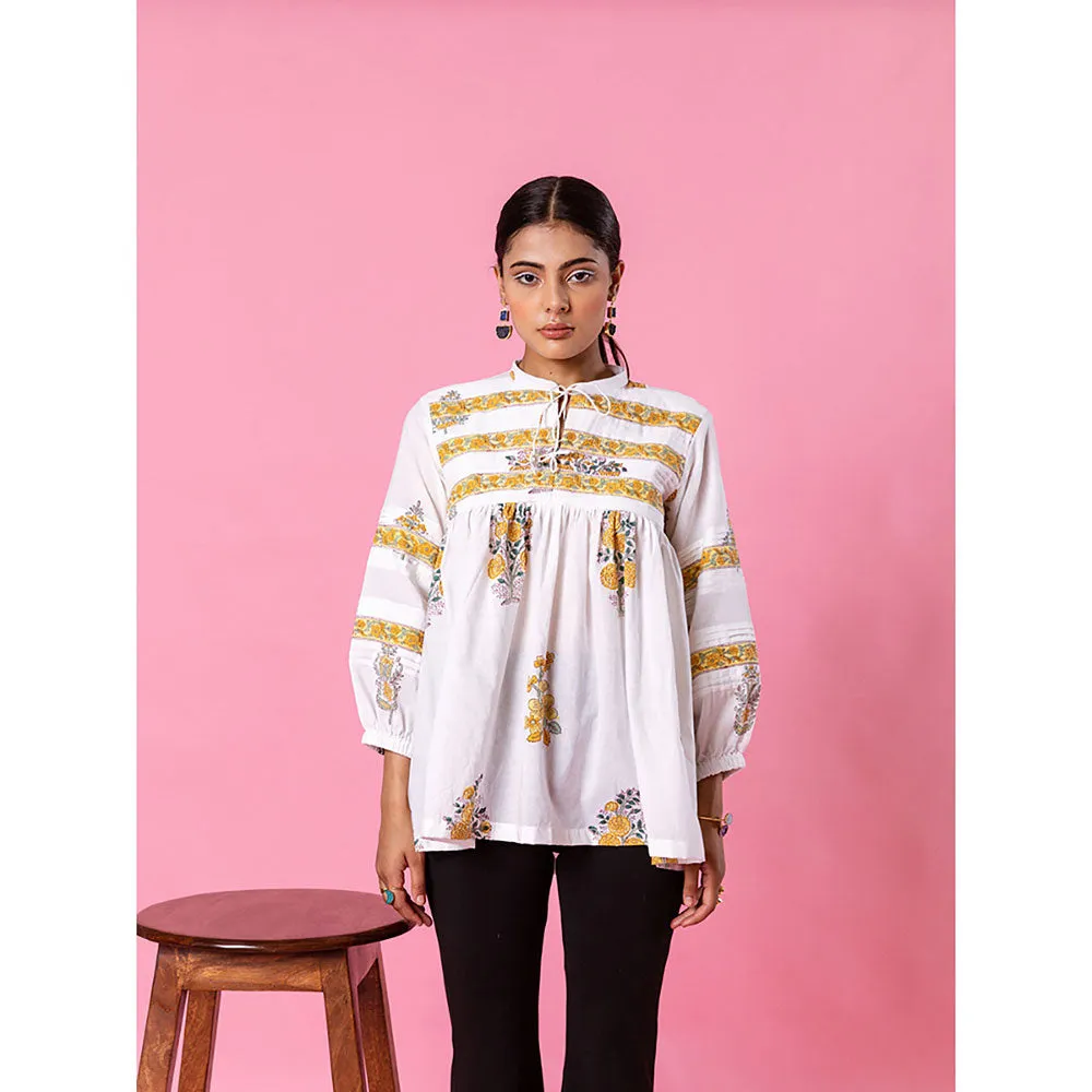 MARCHE White Florencia Top