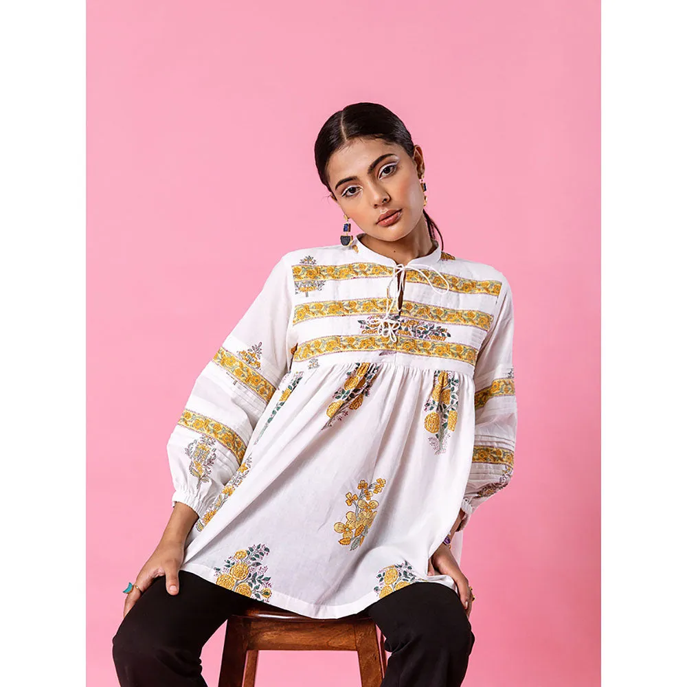MARCHE White Florencia Top
