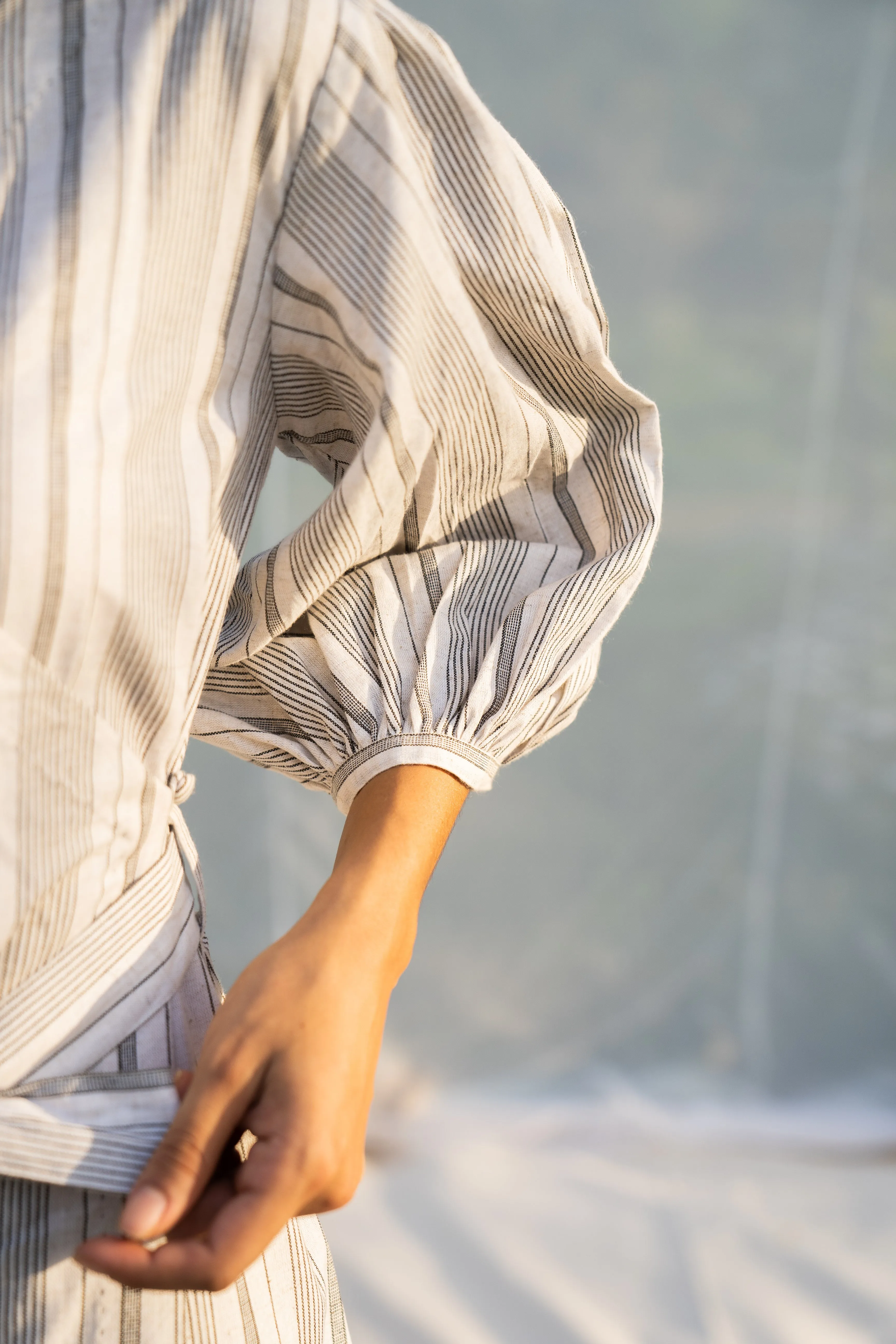 Margin wrap dress