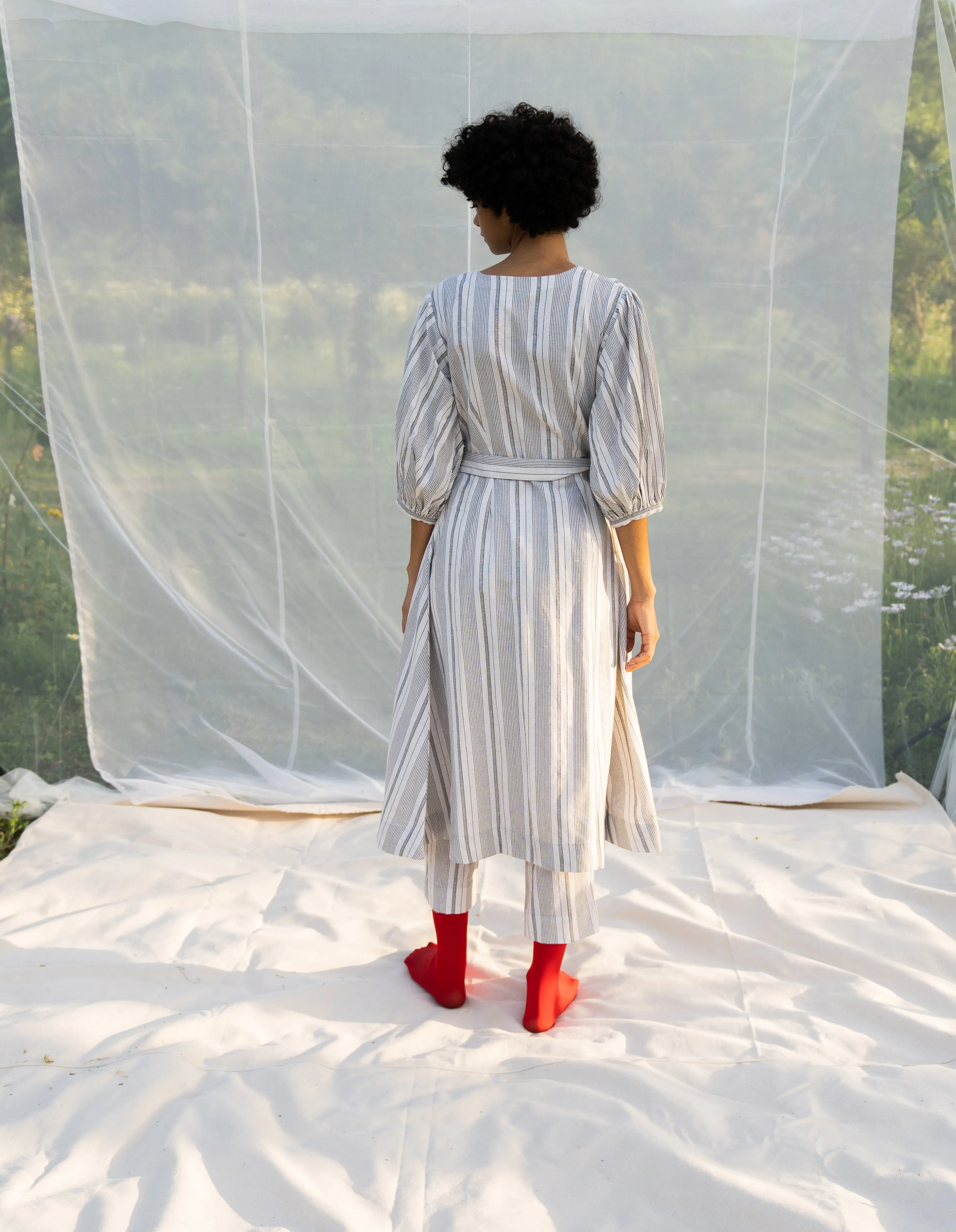 Margin wrap dress