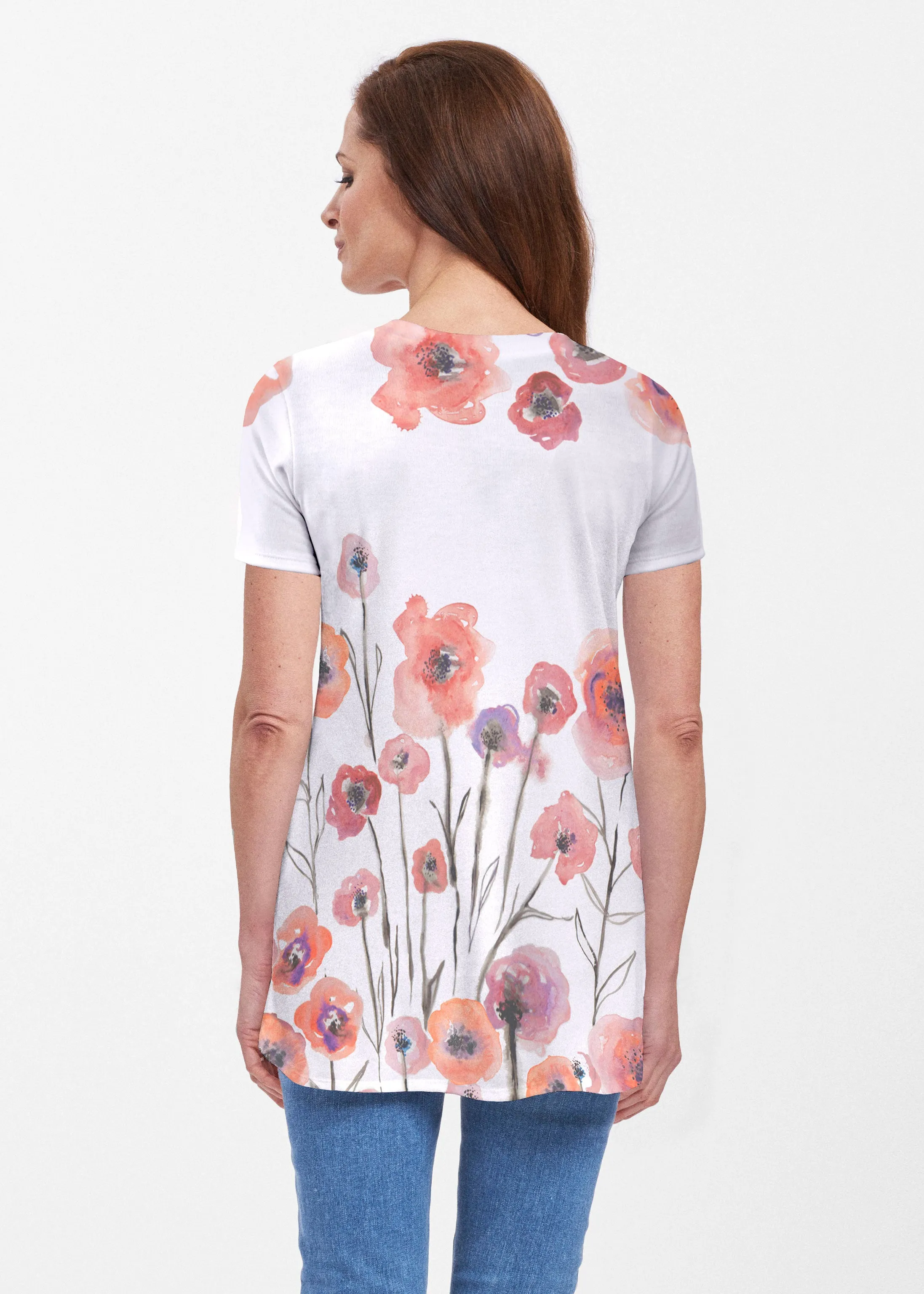 Meadow (7848) ~ Butterknit Short Sleeve Tunic