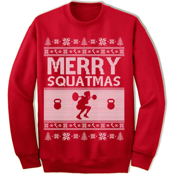 Merry Squatmas Christmas Sweater