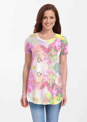 Mirage Pink (13140) ~ Butterknit Short Sleeve Tunic