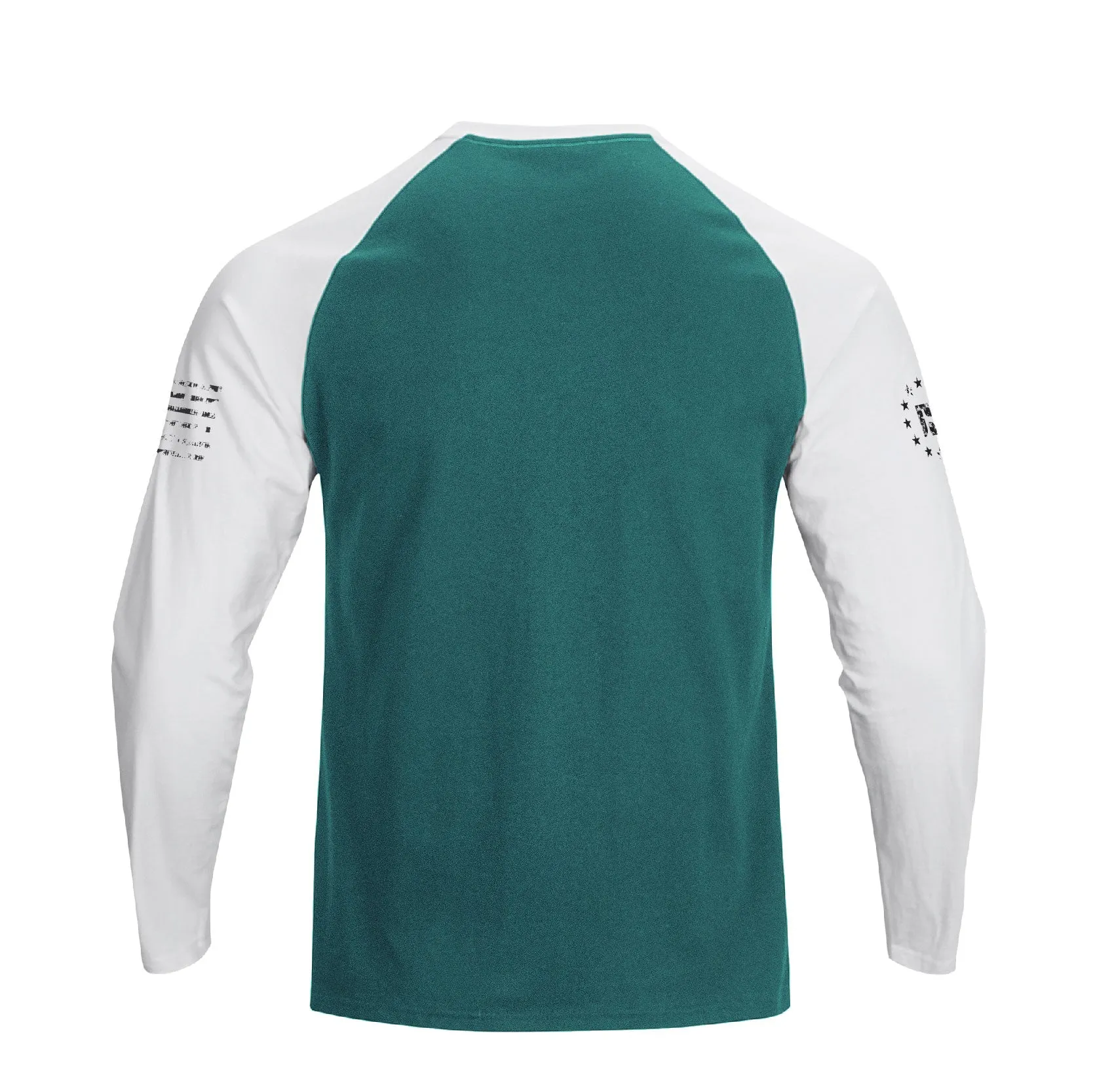 NATIVE AMERICAN RAGLAN GRAPHIC LONG SLEEVE T-SHIRT