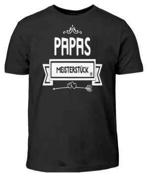 Papas Meisterstück  - Kinder T-Shirt