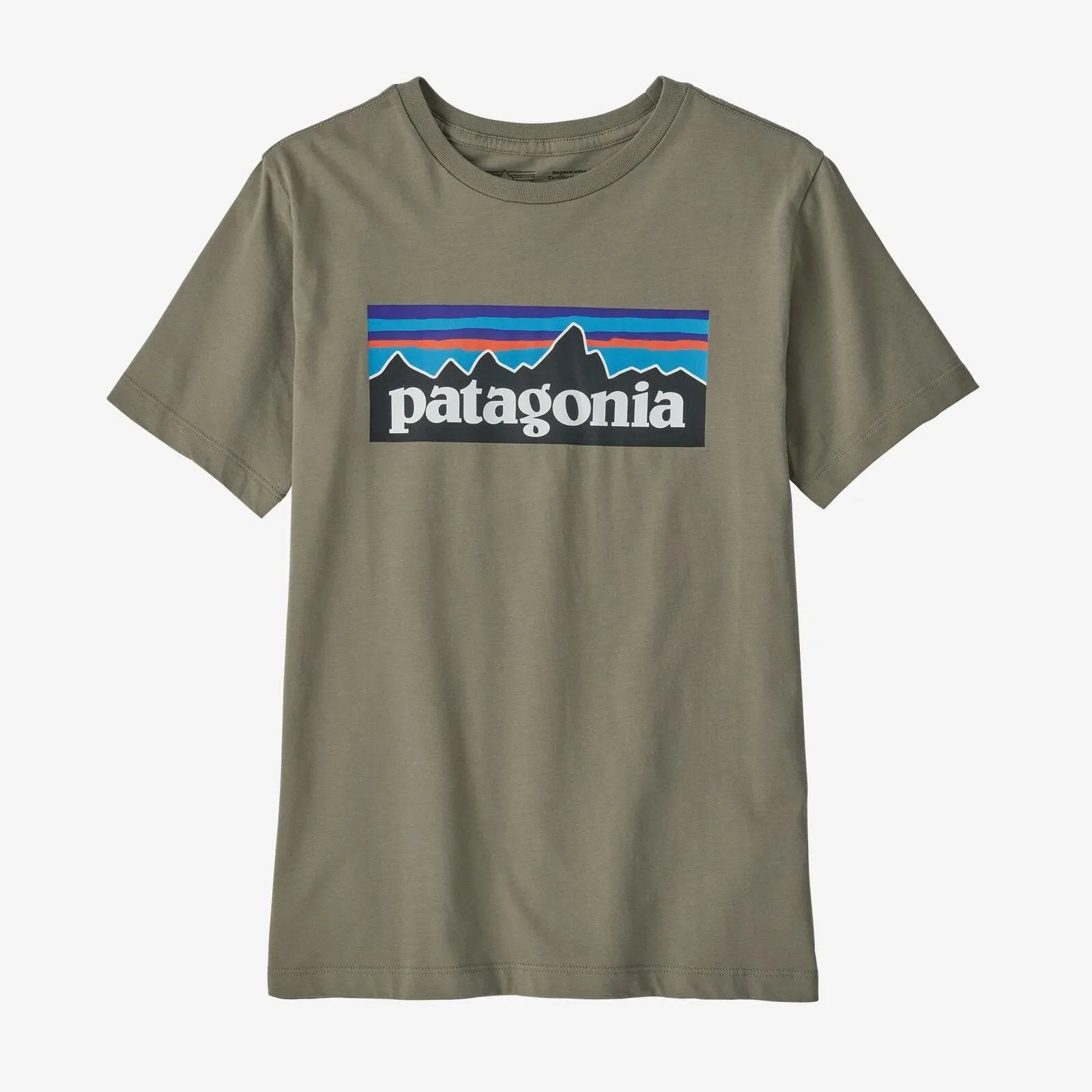 Patagonia Kids' Regenerative Organic Certified Cotton P-6 Logo T-Shirt