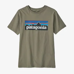Patagonia Kids' Regenerative Organic Certified Cotton P-6 Logo T-Shirt