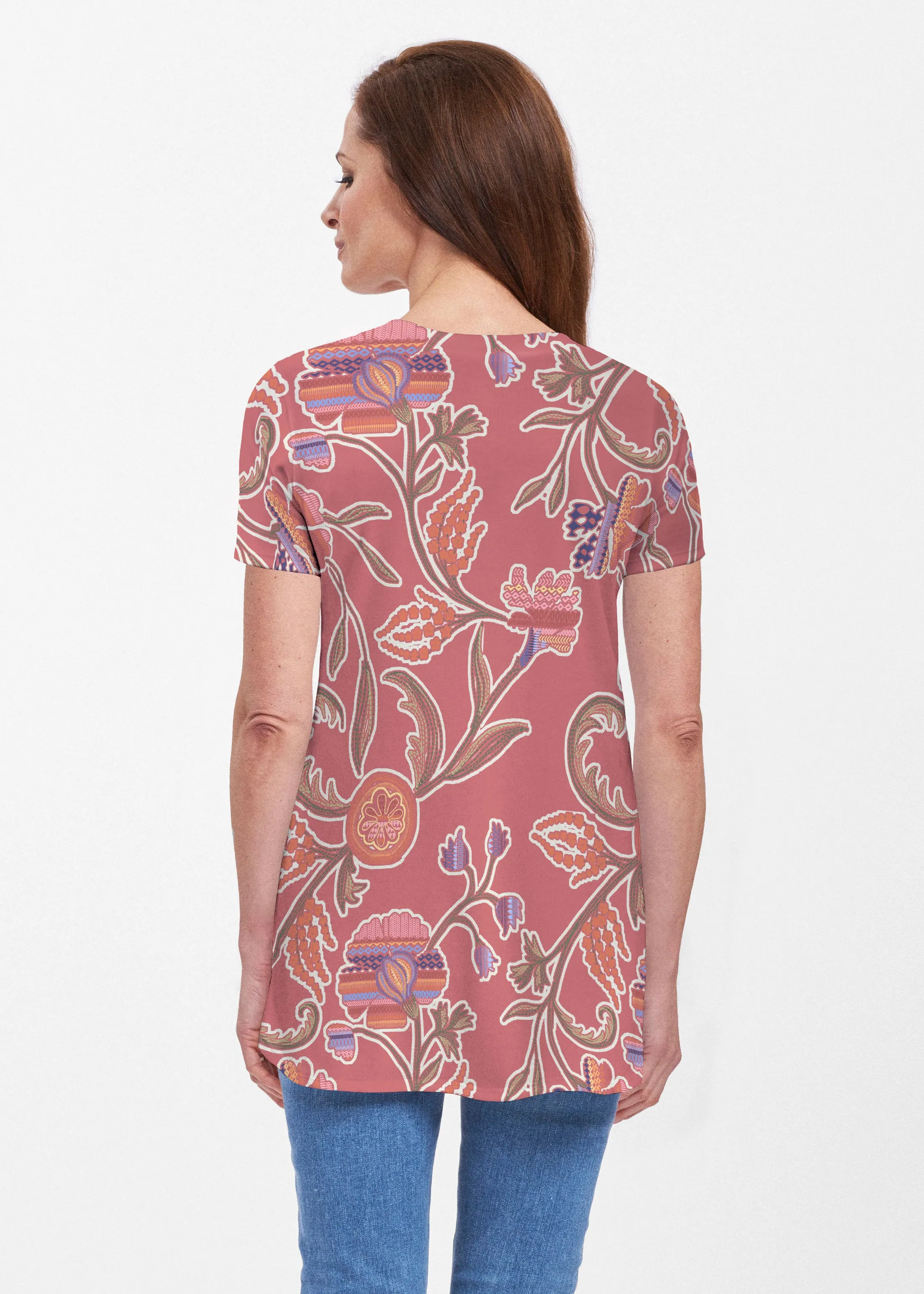 Patterns At Play Apricot (7826) ~ Butterknit Short Sleeve Tunic