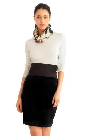 Pencil Skirt - Silky Velvet
