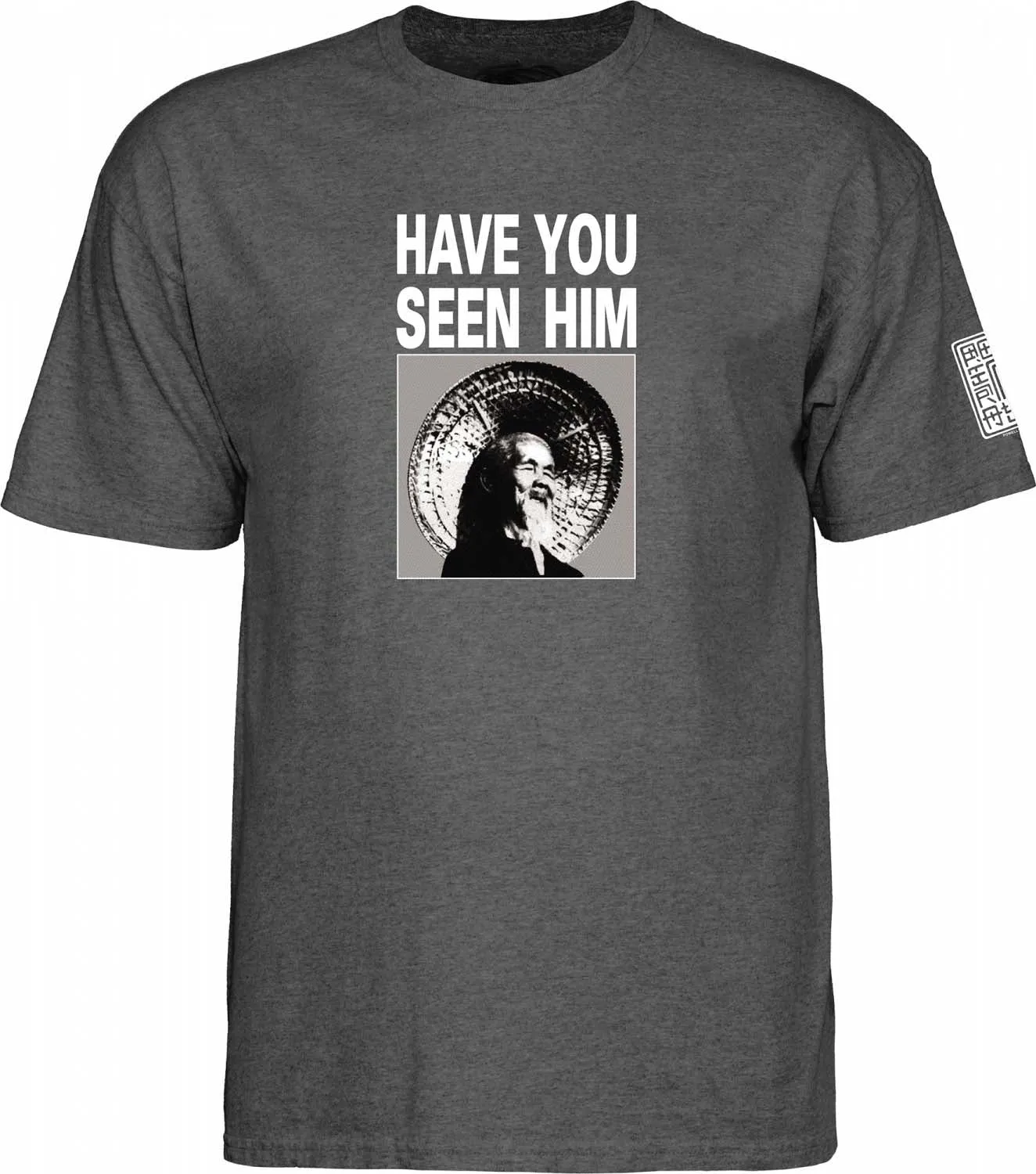 Powell Peralta - Animal Chin Mens Tee Charcoal