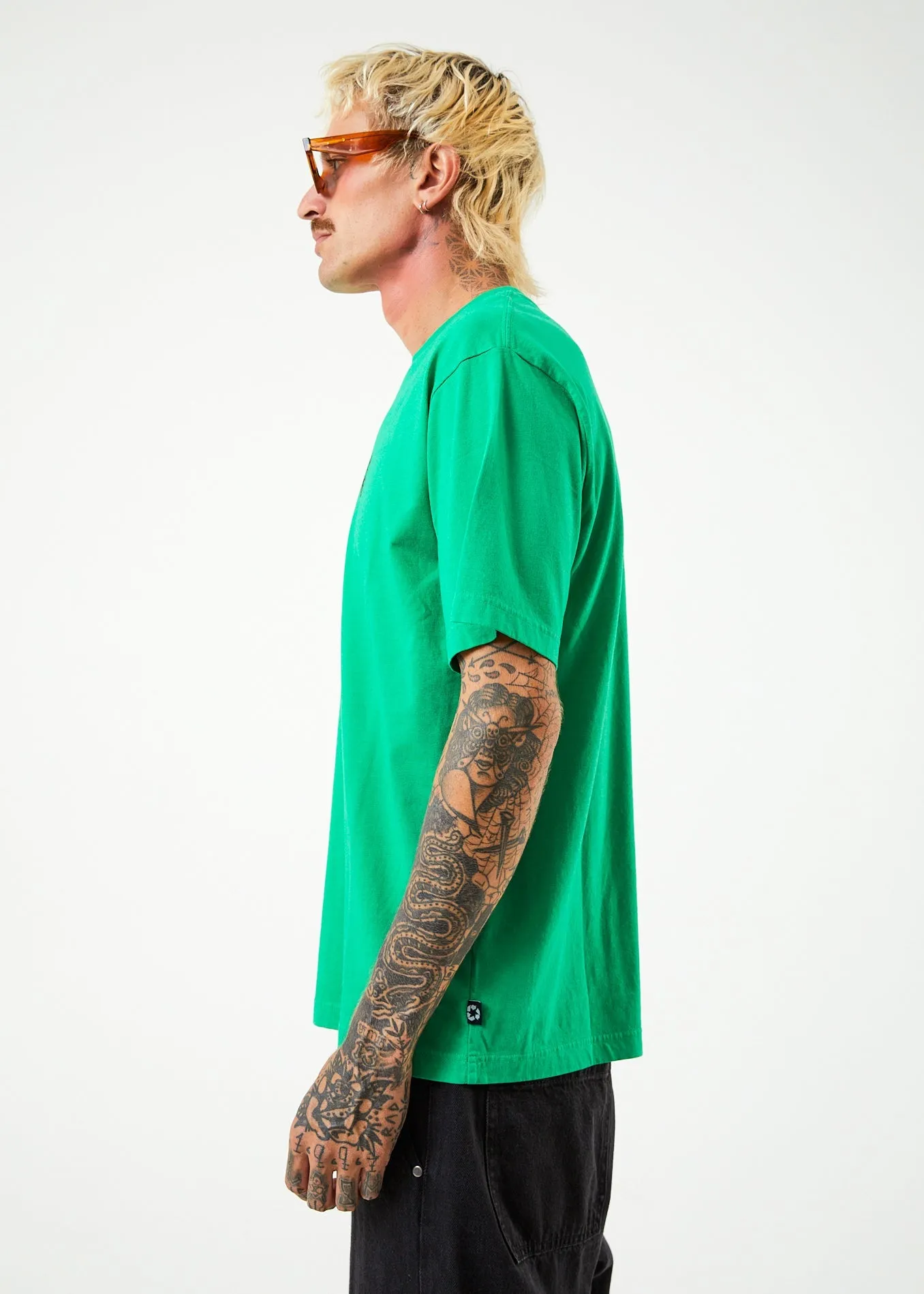 Programmed - Recycled Retro T-Shirt - Forest