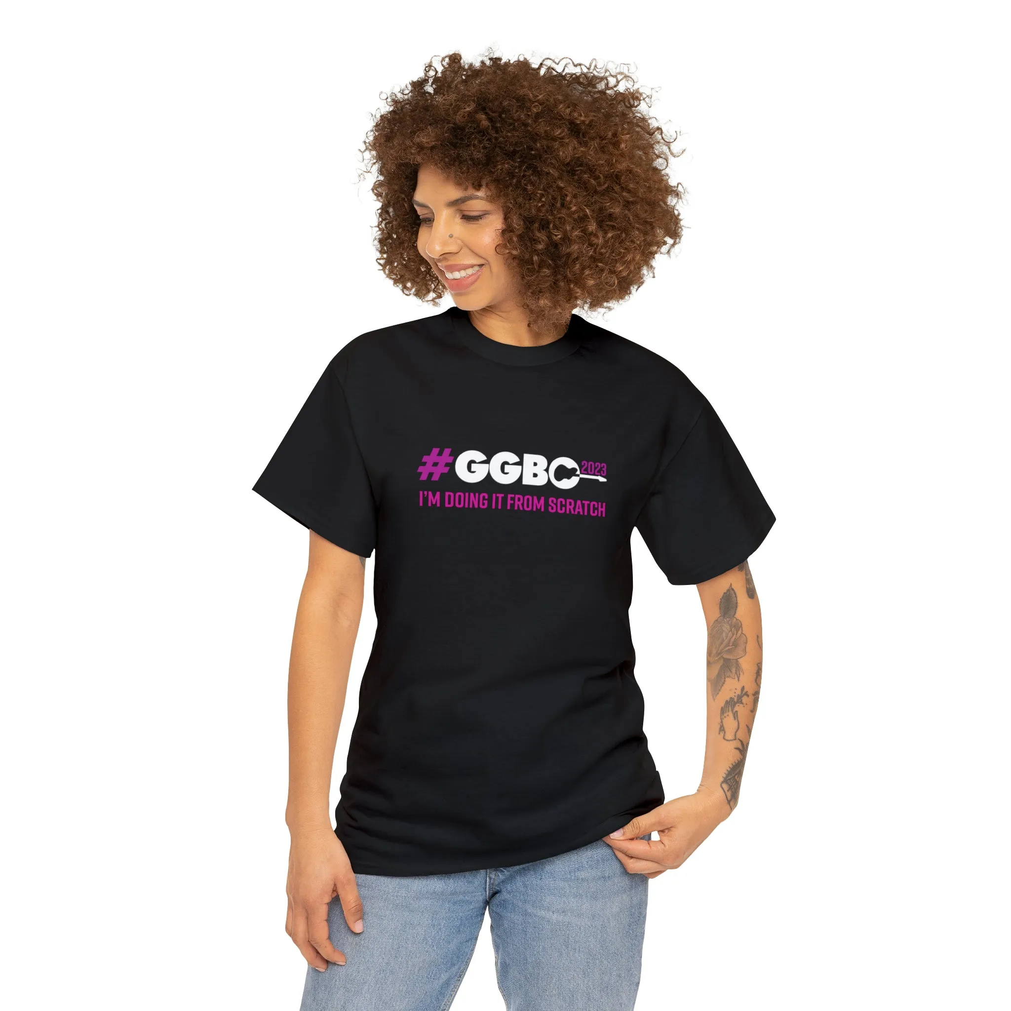 "I'm doing it from Scratch!" Unisex Heavy Cotton Tee
