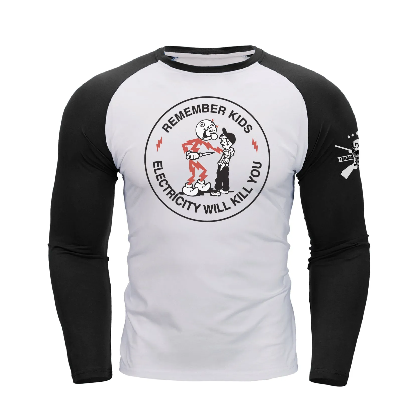 REMEMBER KIDS RAGLAN  GRAPHIC  LONG SLEEVE T-SHIRT