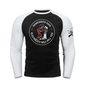 REMEMBER KIDS RAGLAN  GRAPHIC  LONG SLEEVE T-SHIRT