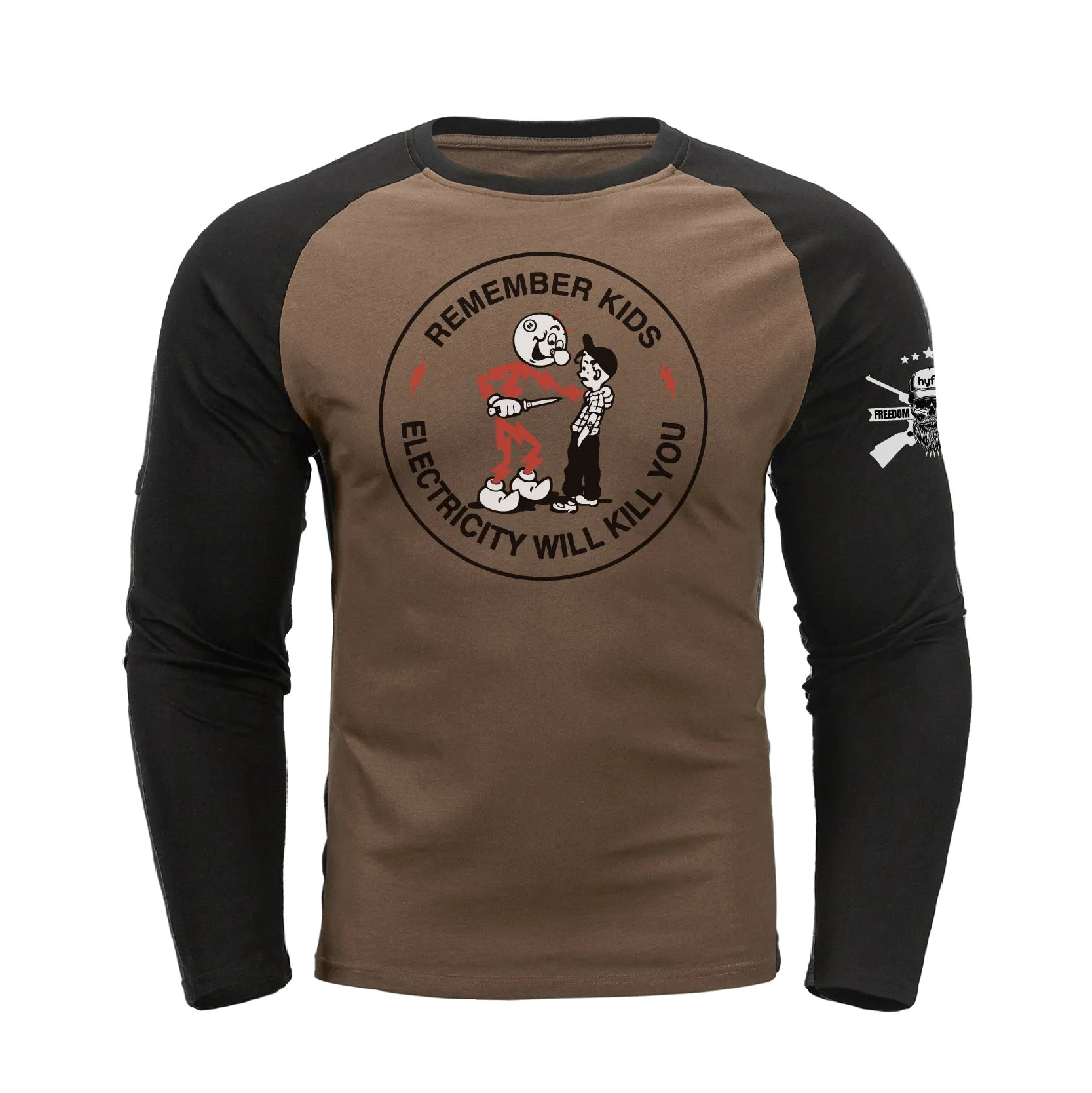 REMEMBER KIDS RAGLAN  GRAPHIC  LONG SLEEVE T-SHIRT